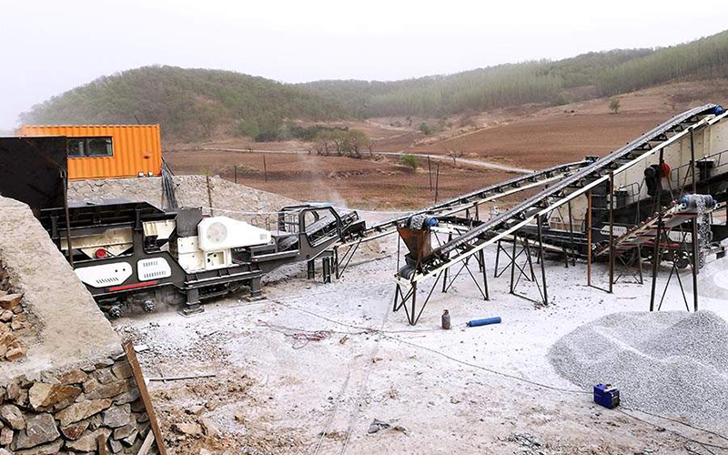 鉀鈉長石移動破碎加工生產(chǎn)線